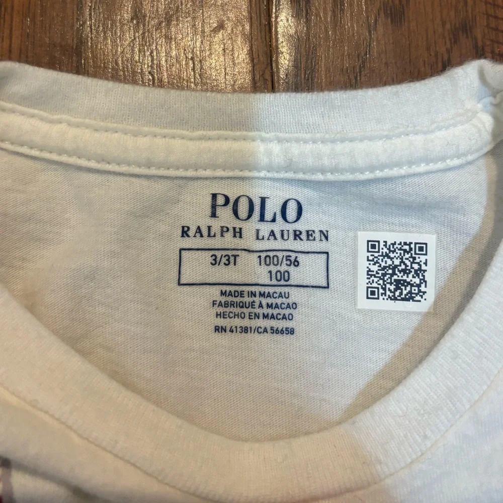 Polo Ralph Lauren Polo Bear Long Sleeve Tee Toddler 3T